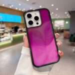 Neon Glow Gradient iPhone Case, Purple