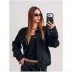 Black Sparkle Cross Bumper iPhone Case 2