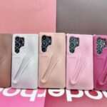 Lip Gloss Holder Samsung Galaxy Case, Grey, Nude, Light Pink and Hot Pink