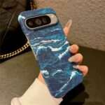 Ocean Wave MagSafe Google Pixel Case, Ocean Blue