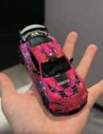 Pink Graffiti RC Drift Car 1:43 with Remote