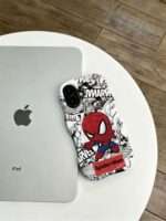 Comic Spider Hero Wavy iPhone Case