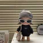 Cool Kid Plush Doll with Sunglasses and Tote Bag