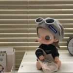 Cool Kid Plush Doll with Sunglasses and Tote Bag