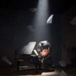 The Pianist Collectible Figure with Grand Piano