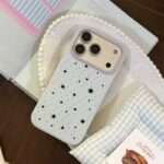 Pastel Star Print iPhone Case, Blue