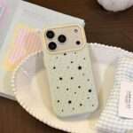 Pastel Star Print iPhone Case, Green