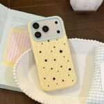 Pastel Star Print iPhone Case, Yellow