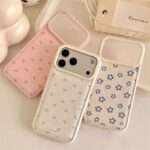 Bow & Flower Leather-Look iPhone Case