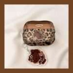 Brown Leopard Kitty AirPods Case