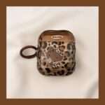 Brown Leopard Kitty AirPods Case