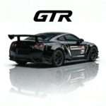 GT-R-Style Widebody Diecast Car 1:36 (Red / Black) - Black 2
