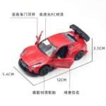 GT-R-Style Widebody Diecast Car 1:36 (Red / Black) - Red 2