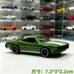 Green vintage muscle mini alloy car