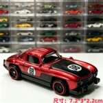 Red racing mini alloy car number 68