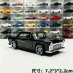 Black classic mini alloy car