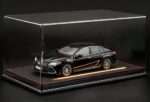 Black executive sedan diecast 1:18 in light display box