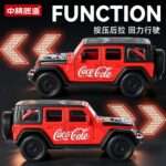 Red cola edition off-road SUV diecast pull-back function