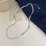 Snake bone copper chain necklace, photo 9